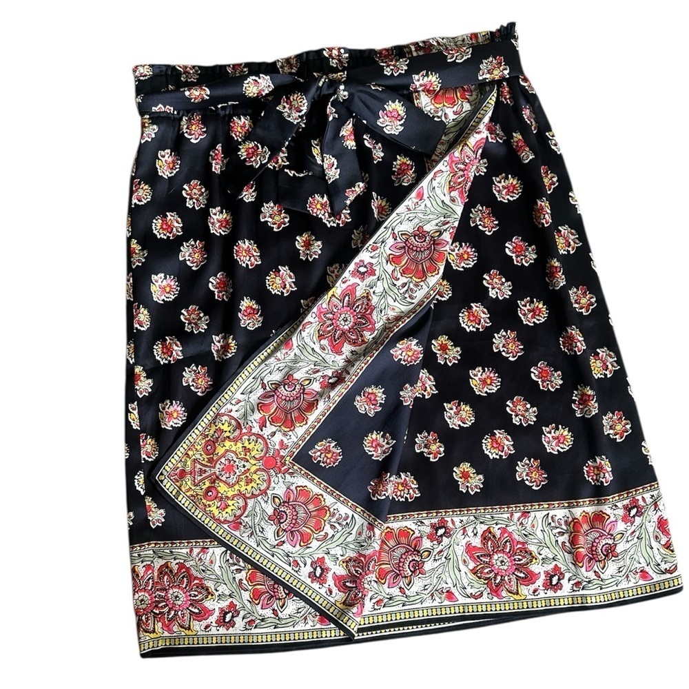 NWT Loft Bloom Faux Wrap Skirt Size Medium Petite - Picture 3 of 4